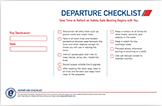 Boating Departure Checklist